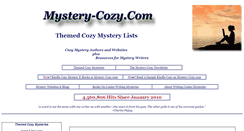Desktop Screenshot of mystery-cozy.com