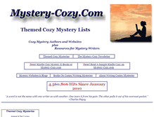 Tablet Screenshot of mystery-cozy.com